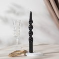 thumbnail image 6 of AuroraX Unscented Taper Candles Set Black 2 Pack Fall Long Spiral Wax Candle,Christmas Party Birthday Wedding Decor, 6 of 6