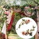 thumbnail image 3 of Guirnalda de flores decorativas realistas, guirnalda de flores artificiales para bodas 40cm, 3 of 9