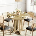 thumbnail image 7 of Tribesigns Small Round Dining Table for 2-4 People,  31.5-Inch Farmhouse Kitchen Table with Sturdy  Base for Dining Room, Small Space, 7 of 7