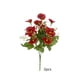 thumbnail image 2 of Ramo de pensamientos artificiales de 5 tallos Flores artificiales de plástico para bodas Jardines Decoración del salón Paisajismo y arreglos florales, 2 of 6
