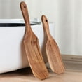 thumbnail image 4 of Prettyui Wooden Spatula Kitchen Nonstick Dedicated Wooden Kitchenware Heat Resistant Wooden Cooking Shovel Spoon, 4 of 5