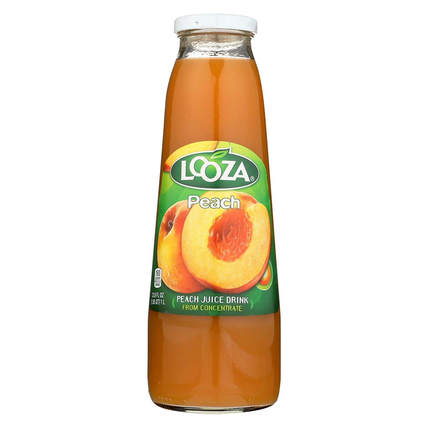 LOOZA Peach Nectar Pack Of 6 Size 33 8 FZ Contains Refined Sugar 