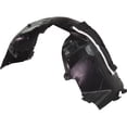 thumbnail image 4 of For Ford Mustang 2018 2019 2020 2021 Fender Liner Passenger Side | Front | w/ Sound Insulator Packgae | PP Plastic | CAPA | Replacement For FO1249190, FO1249190C | 191275504994, JR3Z16102B, 4 of 6