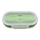 thumbnail image 4 of CAJA DE FRUTA DE COMIDA CAMPESTRE DE ALMUERZO DE SILICONA CON CONTENDOR TELESCÓPICO DE TENIDOR Verde, 4 of 7
