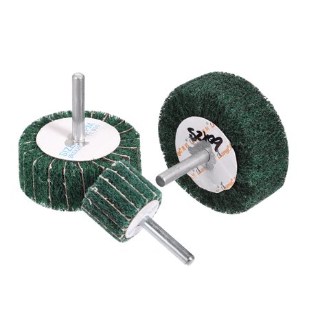 

3 Sizes 30mm/60mm/60mm Abrasive Wheel Set Nylon Fiber Polishing Wheels for Rotary Tool Green