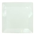 thumbnail image 1 of Benzara BM187862 Uniquely Designed Square Shape Ceramic Plate with Curved Rims - Glossy White - 10.2 x 1.25 x 10.2 in., 1 of 1