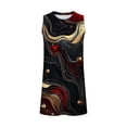 thumbnail image 4 of Homenesgenics Tank Tops for Women Plus Size Floral Printed Pullover,Summer Casual Tank Top,Pleated Round Neck Sleeveless Tunic To Red S, 4 of 5