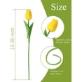 thumbnail image 3 of 12pcs - Flor de simulación de tulipán - Amarillo Ofspeizc CZJJ-HQ29-3, 3 of 6