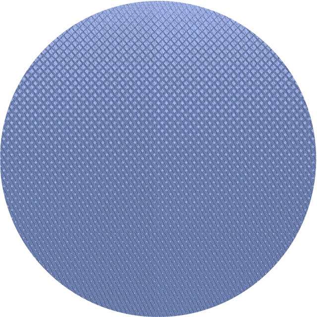 Ahgly Tapis Rond Lavable en Machine Intérieur Transitionnel Bleu Ciel, 6 Pieds Rond