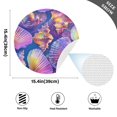 thumbnail image 2 of Ryvnso Conch Seashells Round Plate Mats Dining Table Placemat Set of 4 for Holiday Decoration, 2 of 7