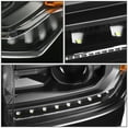 thumbnail image 5 of DNA Motoring For 16-19 Chevy Silverado 1500 LED DRL Black Amber HID Projector Headlight Lamp Pair, 5 of 11