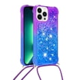 thumbnail image 2 of Funda para iPhone 15 PRO MAX Brillantina Líquida Divertida Reluciente y con Cristales en Movimiento Cuerpo Cruzado con Cordón Ajustable, 2 of 5