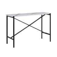 Pemberly Row Modern 48-inch Iron Console Table in Black - Walmart.com