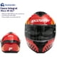 thumbnail image 2 of Casco para Motocicleta Bluelander de Doble Visera con Certificación ECE, Rojo, Talla XL, 2 of 5