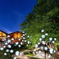 thumbnail image 2 of Solar Garden Lights 2 Pieces Lotus Outdoor Solar Light LED Christmas Lighting Lamps - Solar Decorative Landscape Lamp, for Driveway Path Patio Camping, 2 of 5