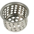 thumbnail image 3 of Sink Protector For Crumb Cup Design, Durable Construction, Chrome Finish Adds A Stylish Look To Your Kitchen Or Bathroom, Easy Installation Stainless Steel Basin Sink Strainer Hair Catcher, 3 of 5