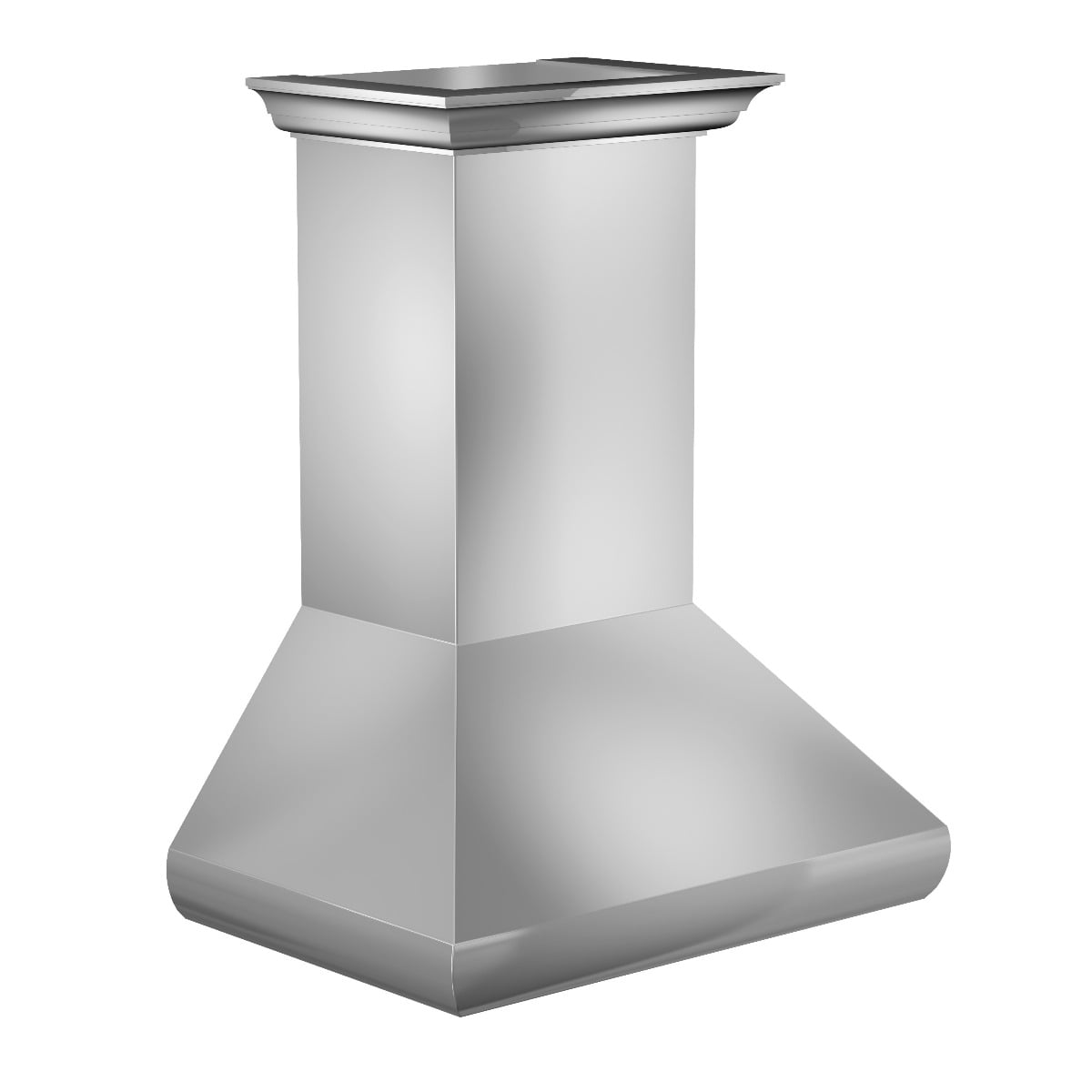 ZLINE 30 in. Professional Wall Mount Range Hood in Stainless Steel with Crown Molding (587CRN-30)