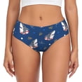 thumbnail image 1 of Fotbe Cute Shark Calzones Estampados para Mujer – Ropa Interior de Algodón, Cómoda, Suave y Elástica-Medium, 1 of 6