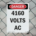 thumbnail image 4 of 4160 Volts AC OSHA Danger Rigid Plastic Sign 18 Inch x 12 Inch - 5 Pack, 4 of 8