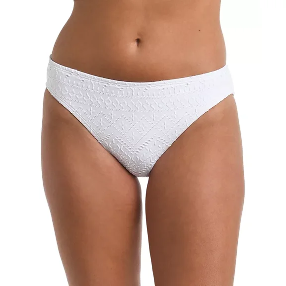 La Blanca Women's Salt Textured Hipster Bikini Bottoms 12