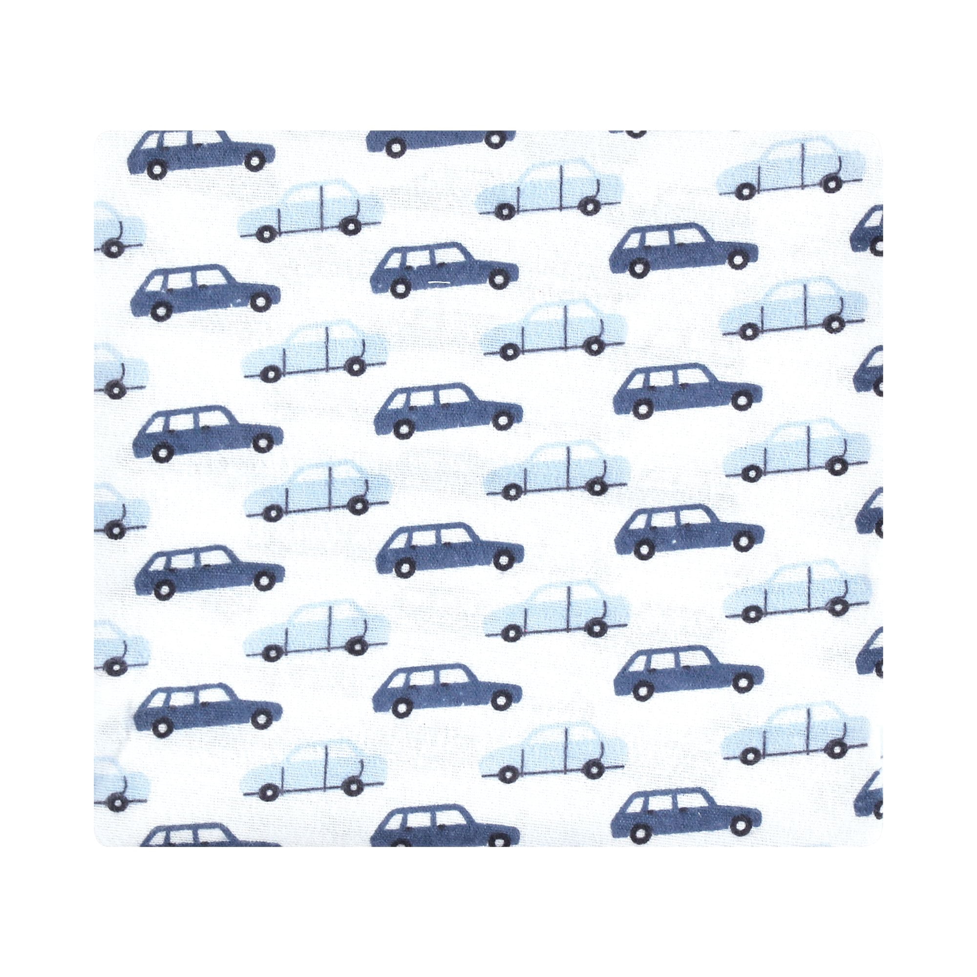 Hudson Baby Boys Cotton Flannel Receiving Blankets, City Life, One Size