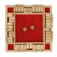 thumbnail image 1 of Juego de mesa de Madera Nikou con dados de cuatro caras color rojo, 1 of 15