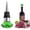 Green, variant on FXMLRLK 1 Pack Wine Stopper, Bottle Stopper Wine Saver, Reusable Wine Corks For Beverage, Wine Preserver Wine Saver Keep Wine Fresh Wine Accessories Gifts for Wine Lovers, Wedding Favors (Green)