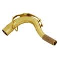 thumbnail image 2 of Maoww Brass Tenor Saxophone Bend Neck Solid Color Replacement 27.5mm Nozzle Woodwind Instrument Sax Part Accessories Gold, 2 of 6