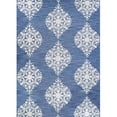 thumbnail image 1 of Couristan 30650310020030T 2 x 3 ft. Crawford Ornament Hand Crafted Rectangle Area Rug - Blue Jay & Ivory, 1 of 1