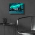 thumbnail image 5 of Epic Art 'Northern Lights In Winter Forest 4' by Epic Portfolio, Acrylic Glass Wall Art, 16"x12", 5 of 8