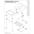 thumbnail image 3 of Kingston Brass KVPB3030MAB8 Templeton 30" Carrara Marble Console Sink with Acrylic Legs and Shelf (8-Inch, 3-Hole), Carrara Marble White/Brushed Nickel, 3 of 4