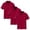 Wine, variant on Bxsruta 3 Pack Kids Boys Girls Short Sleeve Shirts Casual Breathable Classic Lapel Tops for Daily Wear School Uniform