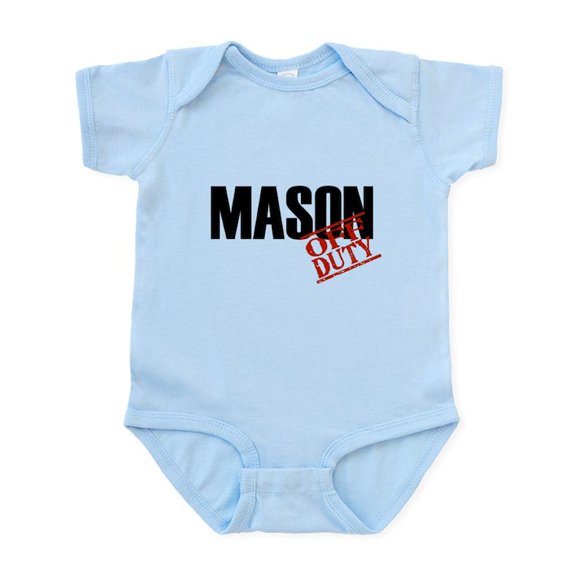 CafePress - Off Duty Mason Infant Bodysuit - Baby Light Bodysuit, Size Newborn - 24 Months