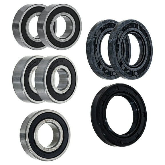 Niche Wheel Bearing Seal Kit for Suzuki RMX250 6004-2RS 6204-2RS 6003-2RS MK1008751