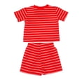 thumbnail image 2 of Disney Clothes Baby Boys 3-Piece Short Set – Mickey Mouse T-Shirt, Bodysuit & Shorts (Red) – 3/6M, 2 of 3