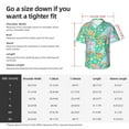 thumbnail image 5 of Fuzoiu Icecream Truck Print Hawaiian Shirt for Men, Summer Beach Casual Short Sleeve Button Down Shirts, Men’s Beach Summer Shirts with Pocket,3X-Large, 5 of 7