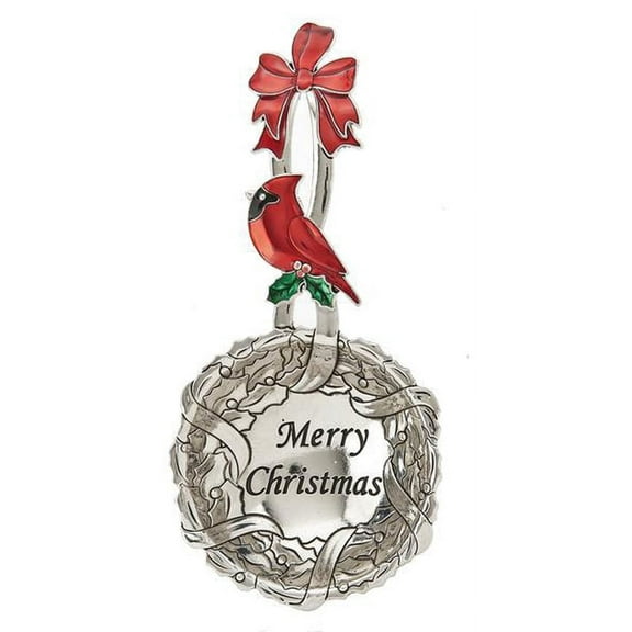 Merry Christmas Tablespoon With Cardinal and Red Bow Design Handle - By Ganz