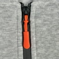 thumbnail image 6 of Fgnfyis Men's Spring and Autumn Long Sleeve Hoodie Men's Casual Unique Outdoor Design Solid Color Long Sleeve Full Zipper Hoodie Mens Hoodies Light Gray XXXL, 6 of 7