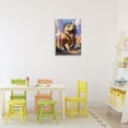 thumbnail image 3 of Stupell Industries Bohemian Fierce Horned Dinosaur Canvas Art, 16 x 24, by Creative Studio, 3 of 8