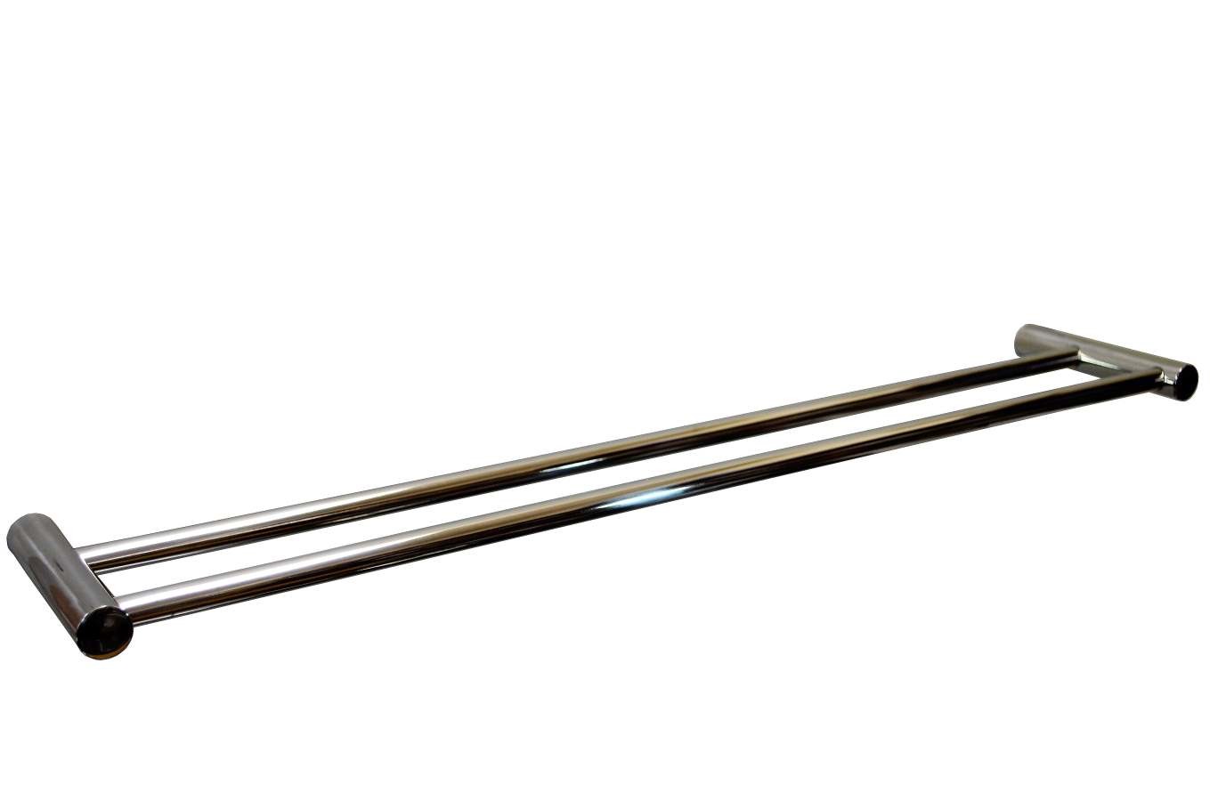 KEE TH19DC Wall Mount Double Towel Bar Rack, 22 1/2" Chrome