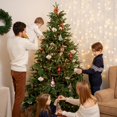 thumbnail image 2 of Christmas Tree Ornaments Set 9PCS/Set Hanging Mini Glass Christmas Tree Decorations for Xmas Holiday Wedding Party, 2 of 5