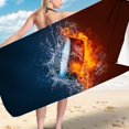 thumbnail image 5 of Beach Towel Soft Texture Quick Drying Microfiber Comfortable Women Men Bathroom Towel Pool Parties S, 5 of 5