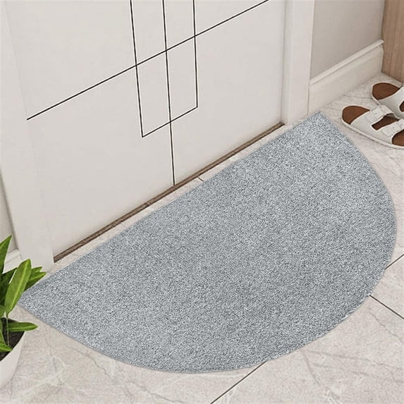 Yipa Indoor Door Mat 18 x 30 Inch Dirt Trapper Entrance Rug for Front Door Inside Half Round Front Doormats Outdoor Entry Door Rugs for Entryway with Non Slip Rubber Backing