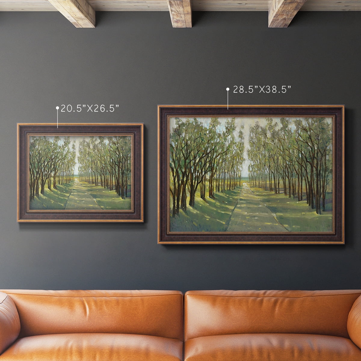Forest Path Premium Framed Canvas- Ready to Hang