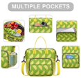 thumbnail image 2 of Insulated Lunch Bag Women, Leakproof Large Lunch Box, Reusable Lunch Cooler Bag with Adjustable Strap, Lunch Tote Bag for Work Women,Lemon Print Lunch Tote Bags Gifts for Woman, Mom, 2 of 6