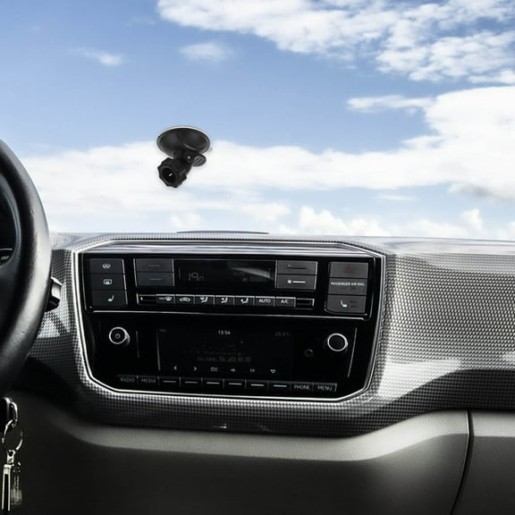 Raindrops Reliable Dash Cam Mount for Vehicle Use Easy Installation Plastic Black 1Set