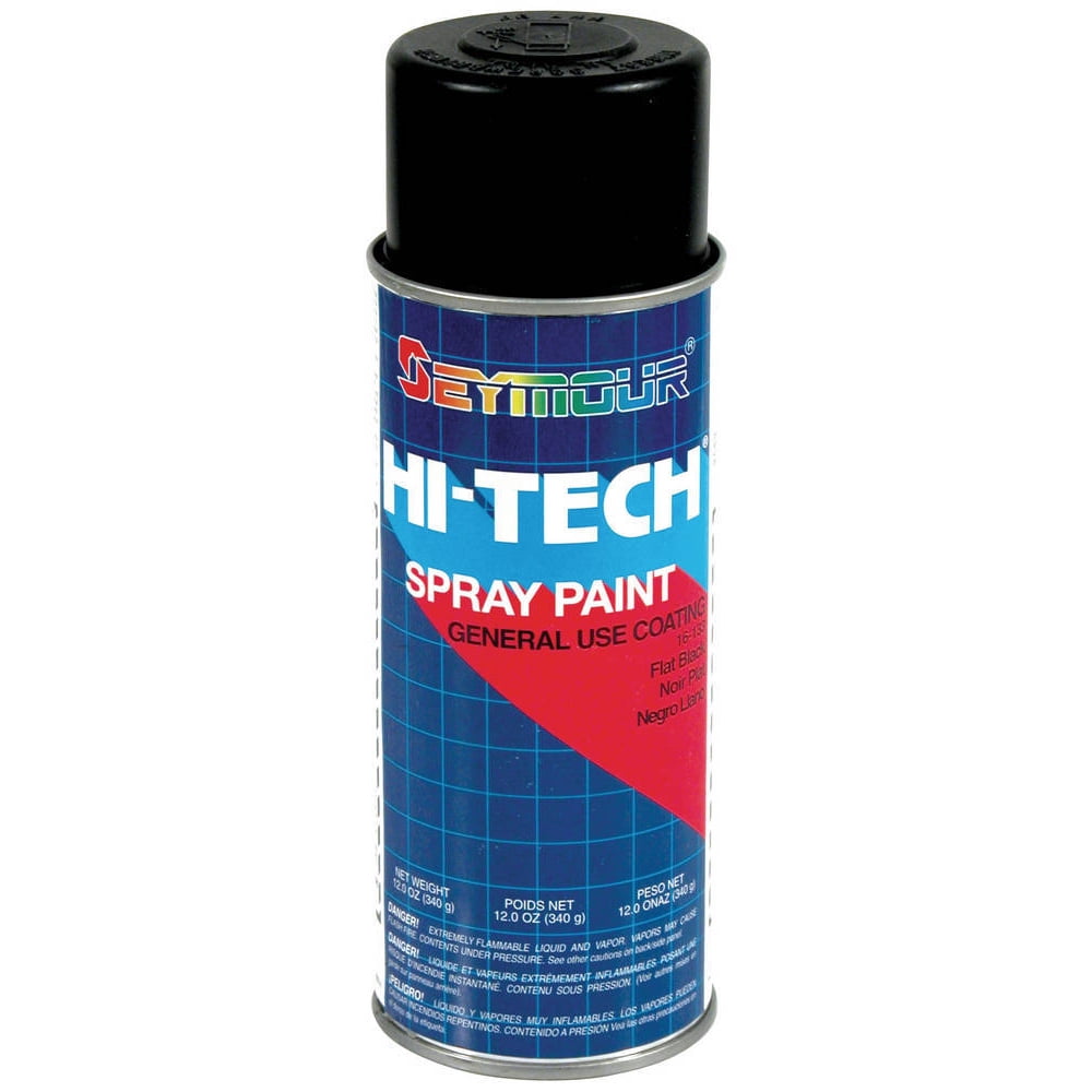 HiTech Enamels Flat Black Paint