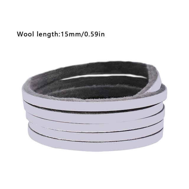 pitrice Window Door Sealing Tape Self-adhesive Door Window Windproof Soundproof Sealing Strip 9mmx15mmx5m