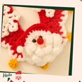 thumbnail image 6 of Gardjoe Hand Knitted Plush Christmas Cat Collar with Pom Pom Accents and Adjustable Fit for Small Cats Winter Holiday Dress Up Gift, 6 of 7