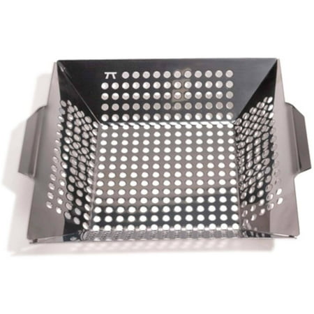 Outset Non-stick 12" x 12" Stainless Steel Grill Wok
